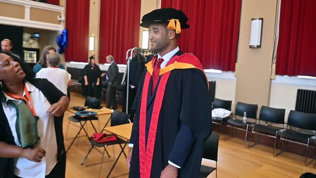 UFC Fighter, Jai Herbert, from Wolves picks up his degree from Wolverhampton University.