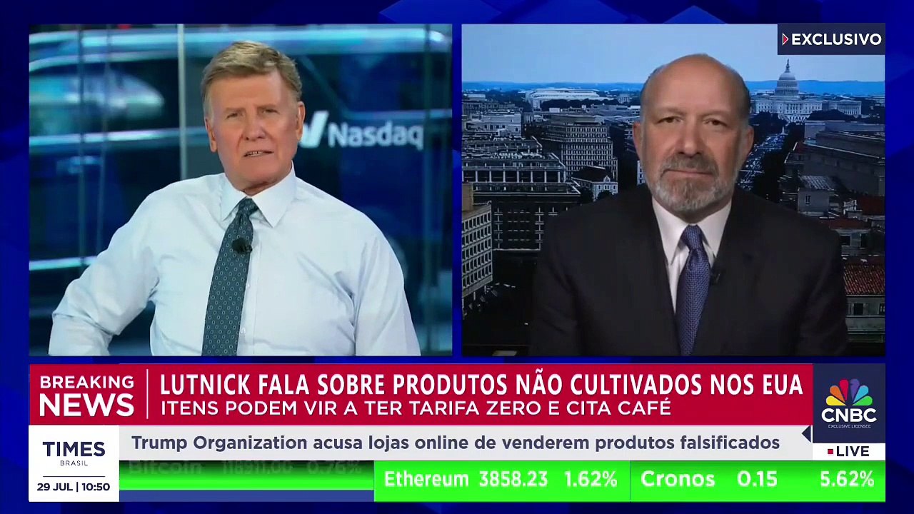 Secretário de Comércio dos EUA sugere tarifa zero para café, manga e cacau; Felipe Machado analisa