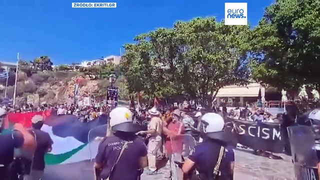 Kreta: zamieszki i aresztowania podczas przybycia izraelskiego statku wycieczkowego do Agios Nikolaos