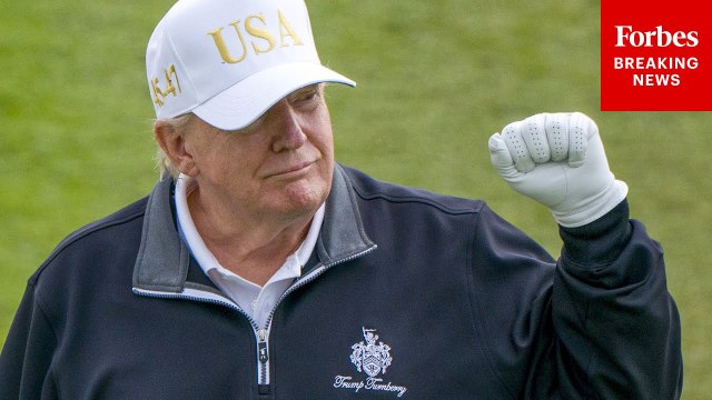 Trump Brags About EU Trade Deal While Celebrating Opening Of Aberdeenshire, Scotland, Golf Course