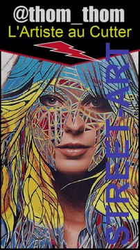 🎨 Street-Art : THOM THOM « L'Artiste au Cutter » #streetart #thom_thom #fantic