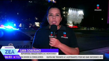 Joven cae al vacío durante una presunta carrera en Monterrey