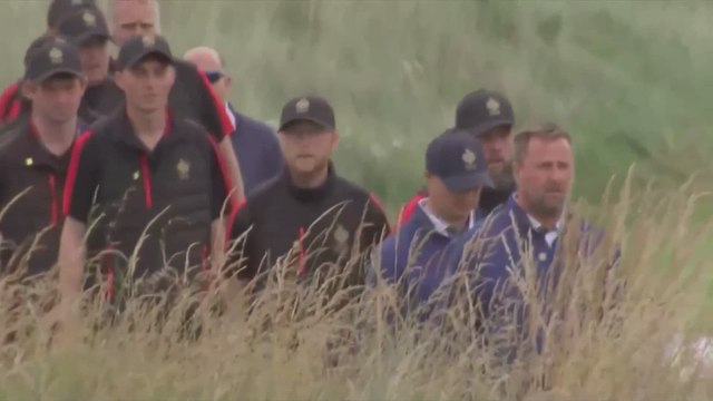 DONALD TRUMP JR’S RIDICULOUS DANCE at OPENING of DONALD TRUMP’S SCOTTISH GOLF COURSE