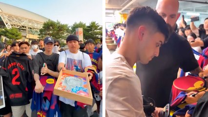 Barcelona: Los jugadores conviven con sus fans en Seúl durante la pretemporada