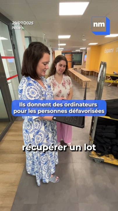 Nice : ils donnent des ordinateurs pour les personnes démunies