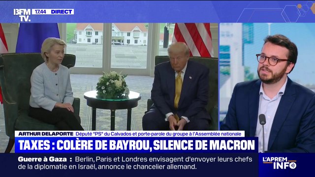 Droits de douane entre l'UE et les États-Unis: pour Arthur Delaporte, député (PS), c'est un accord qui va pénaliser notre industrie