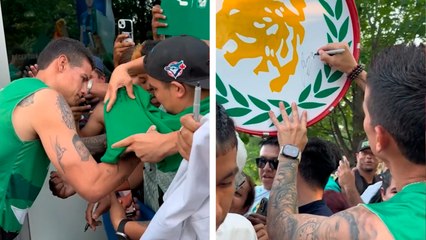 James Rodríguez firma autógrafos a fans del León antes del debut en Leagues Cup 2025