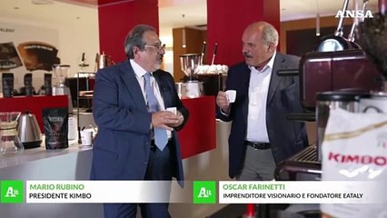 ANSACOM KIMBO.  Caffe' con caratteristiche uniche, tostato alla napoletana