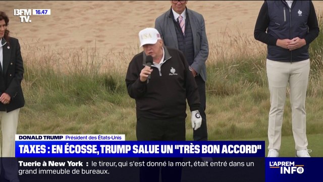 Accord UE-États-Unis: C'est un accord très important et très avantageux pour tout le monde , déclare Donald Trump