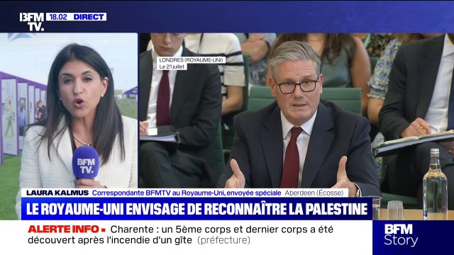 Le Royaume-Uni reconnaîtra l'État de Palestine en septembre, sauf si Israël prend certains engagements