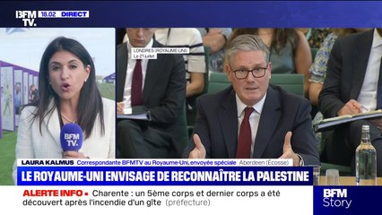 Le Royaume-Uni reconnaîtra l'État de Palestine en septembre, sauf si Israël prend certains engagements