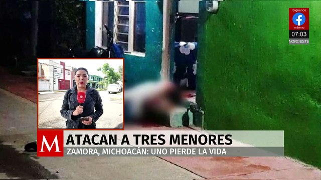 Atacan a balazos a tres menores de edad en Zamora, Michoacán; uno murió