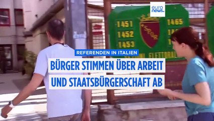 Arbeit und Einwanderung: Um diese 5 Fragen geht es in den Referenden in Italien