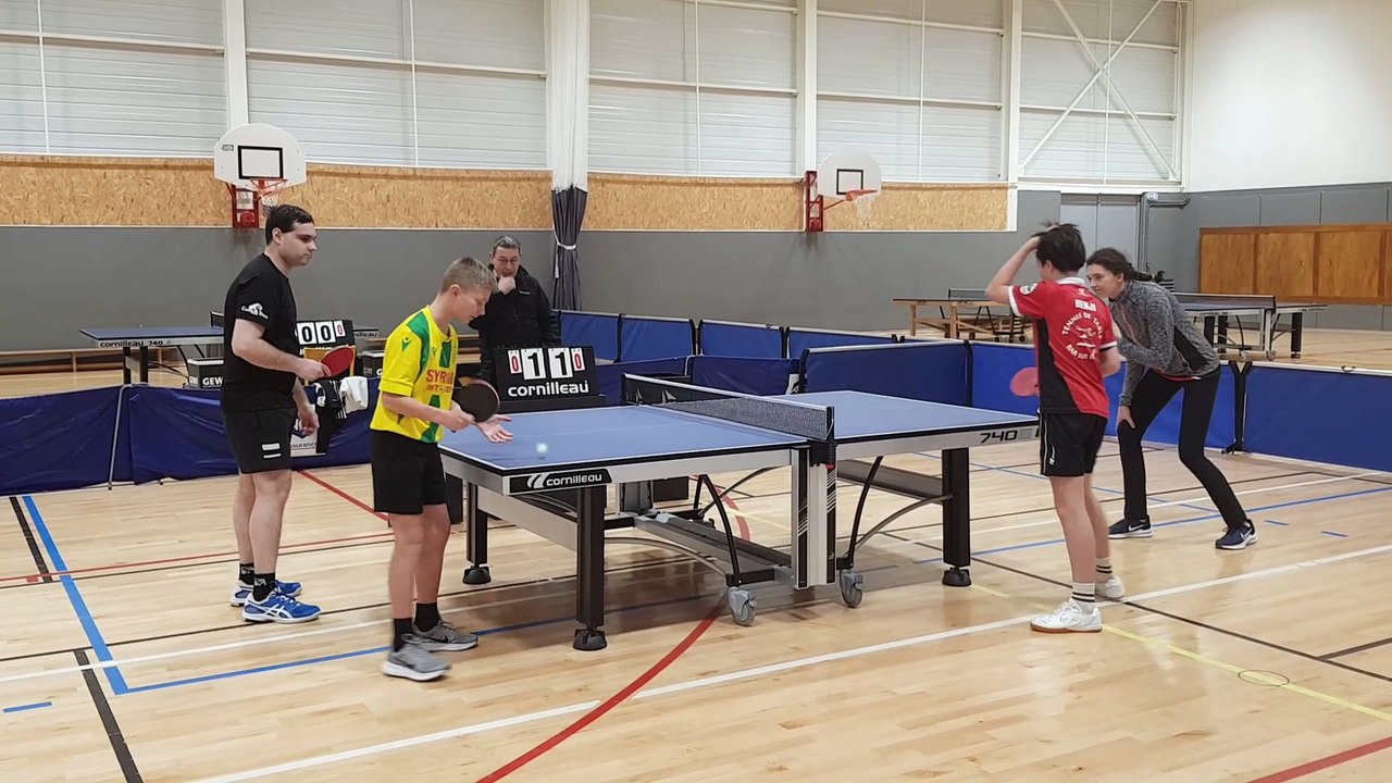 Championnats de Tennis de Table à Bar sur Seine le 01/02/25 - Phase 2 - Nogent 2 vs Bar/Seine FJ 4