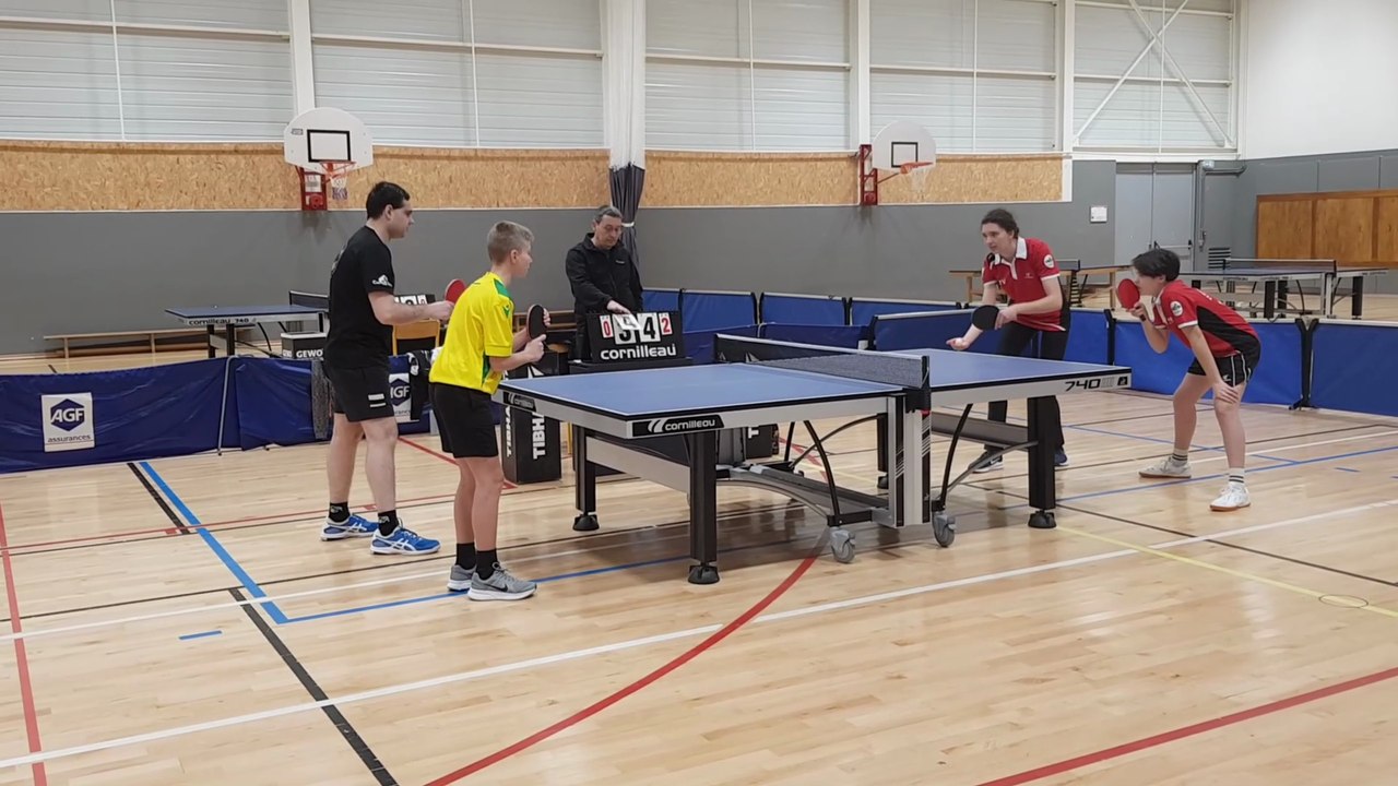 Championnats de Tennis de Table à Bar sur Seine le 01/02/25 - Phase 2 - Nogent 2 vs Bar/Seine FJ 4