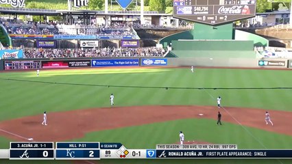 ¡Ronald Acuña Jr. la sacó a 468 pies!
