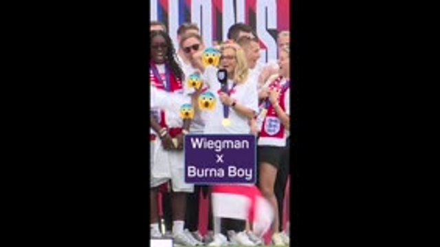 Sarina Wiegman and Burna Boy - The collab you never knew you needed
