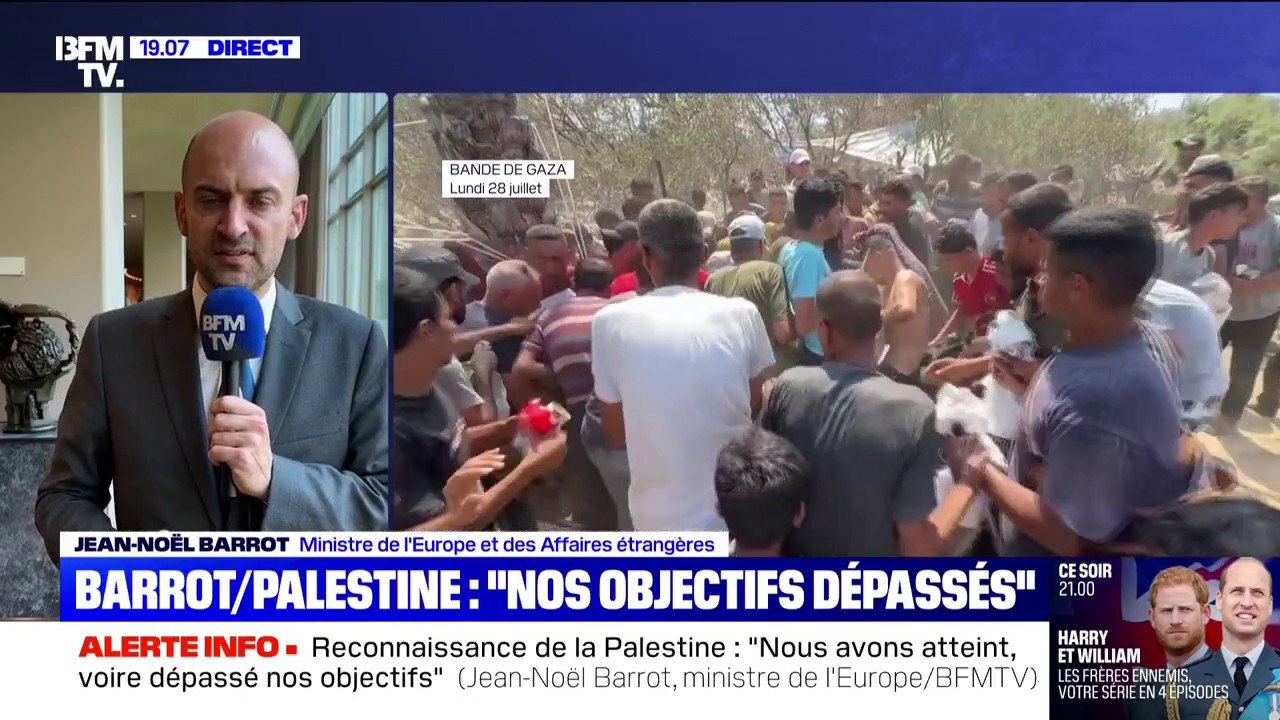 Bande de Gaza: "Nous organiserons à partir de vendredi, quatre vols emportant 10 tonnes de vivres chacun", annonce Jean-Noël Barrot, ministre de l'Europe et des Affaires étrangères