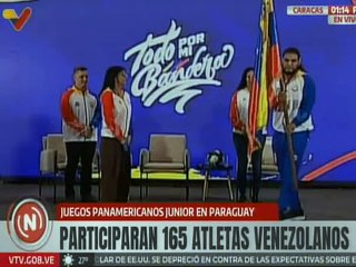 Vpdta. Delcy Rodríguez: Lleven la bandera con honor y traigan la gloria a Venezuela