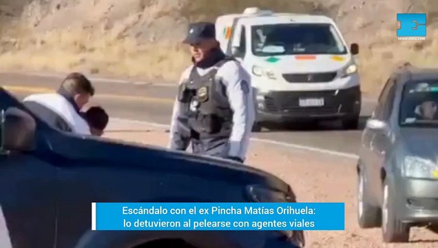 Escándalo con el ex jugador de Estudiantes Matías Orihuela: lo detuvieron al pelearse con agentes viales