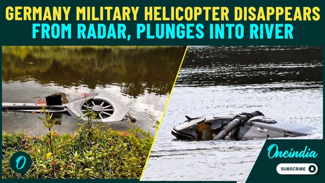 Germany Military Helicopter Crash BREAKING: Bundeswehr Chopper CRASHES Into River; Pilot Missing