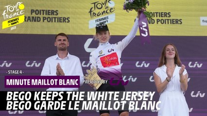 Liv White Jersey Minute - Stage 4 - Tour de France Femmes avec Zwift 2025