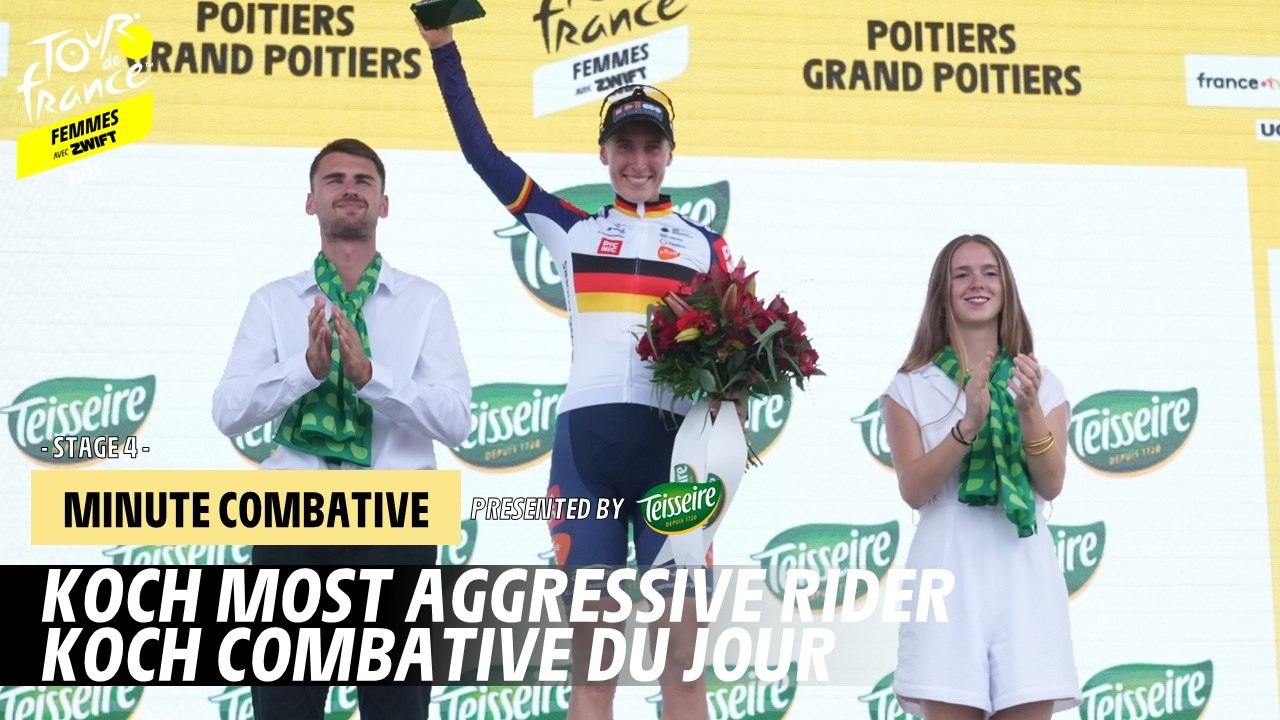 Teisseire most aggressive rider minute - Stage 4 - Tour de France Femmes avec Zwift 2025