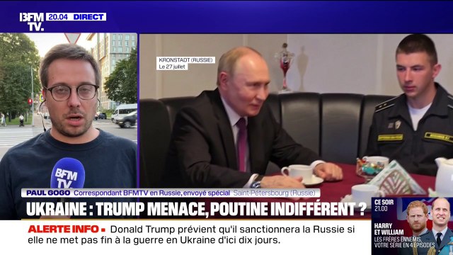 Guerre en Ukraine: quelle sera l'atittude de Vladimir Poutine face aux menaces de Donald Trump?