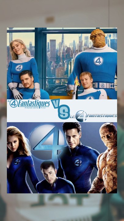 Les 4 fantastiques 2005 contre les 4 fantastiques 2025. quel est votre préféré ? #lesquatrefantastiques #marvelstudios