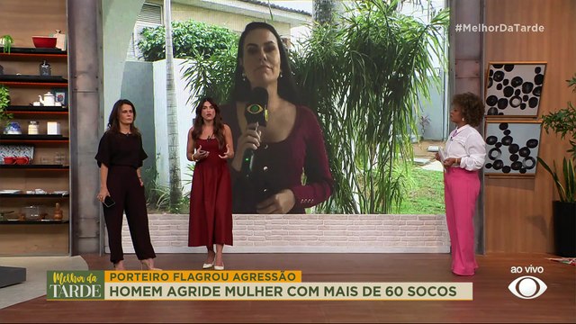 Homem agride namorada com mais de 60 socos dentro de elevador | Melhor da Tarde