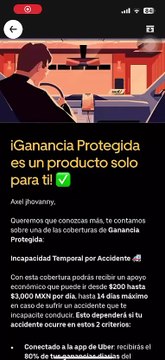 Esto gana en Durango un chofer de UBER y estas son las prestaciones que tiene