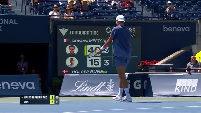 Toronto - Mpetshi Perricard cède face à Rune