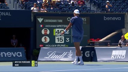 Toronto Masters: Mpetshi Perricard Battu par Rune après un Combat Intense 🎾
