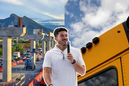 Samuel García promete mejorar movilidad con nuevas líneas del Metro y transporte escolar gratuito