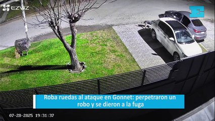 Roba ruedas al ataque en Gonnet perpetraron un robo y se dieron a la fuga