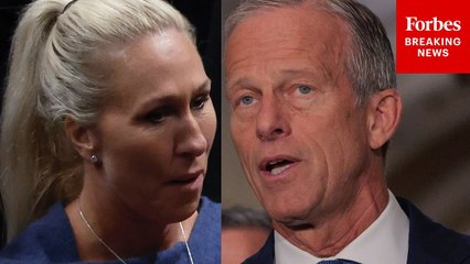 Senate Leader John Thune Addresses Marjorie Taylor Greene's Comments on Gaza 'Genocide' 🌍