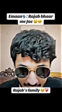 emaan left rajab 😓 #500k #viralvideo #rajabfamily #rajabfamily