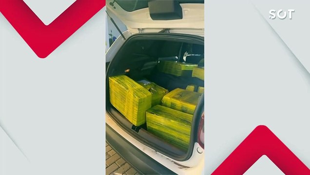 Quase meia tonelada: PRF apreende grande carga de maconha em veículo furtado na BR-467 em Cascavel