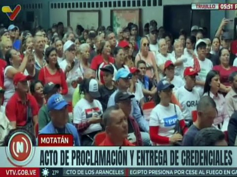 Trujillo | CNE entregó credenciales al alcalde electo por el municipio Motatán Pablo Serrano