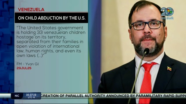Venezuela | Govt. denounces kidnapping of 33 children illegally detained in U.S.