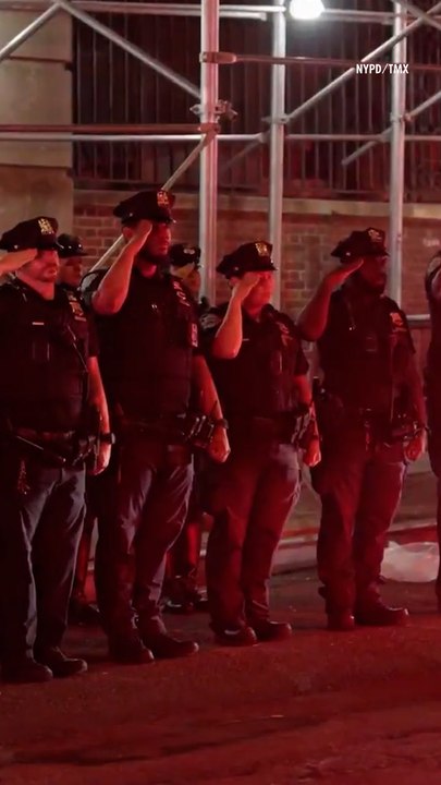 NYPD Officers Stand Shoulder to Shoulder for Officer Didarul Islam's Dignified Transfer