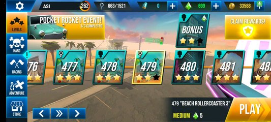 Stunt Car Extreme Level 479 "BEACH ROLLERCOASTER 3"