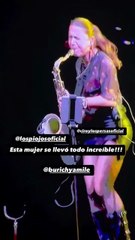 La ovación del público a la salteña Yamile Burich en Los Piojos