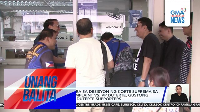Ilang kumokontra sa desisyon ng Korte Suprema sa impeachment complaint vs. VP Duterte, gustong ipa-contempt ng Duterte supporters | Unang Balita