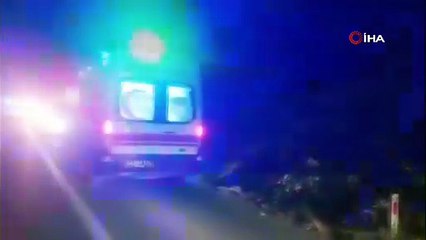 D-140’da otomobil şarampole uçtu: Anne ve iki çocuğu yaralandı