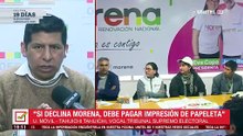 Morena solo podrá reemplazar a Eva Copa si hay inhabilitación por impugnación, señala vocal del TSE