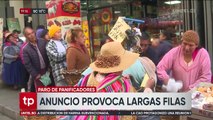 ​”No hay solución”: Familias hacen filas por pan en La Paz tras la advertencia de un paro de panificadores 