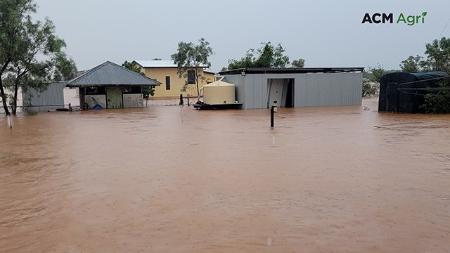The toll the floods have taken abandoned home, metres of silt, smashed fences