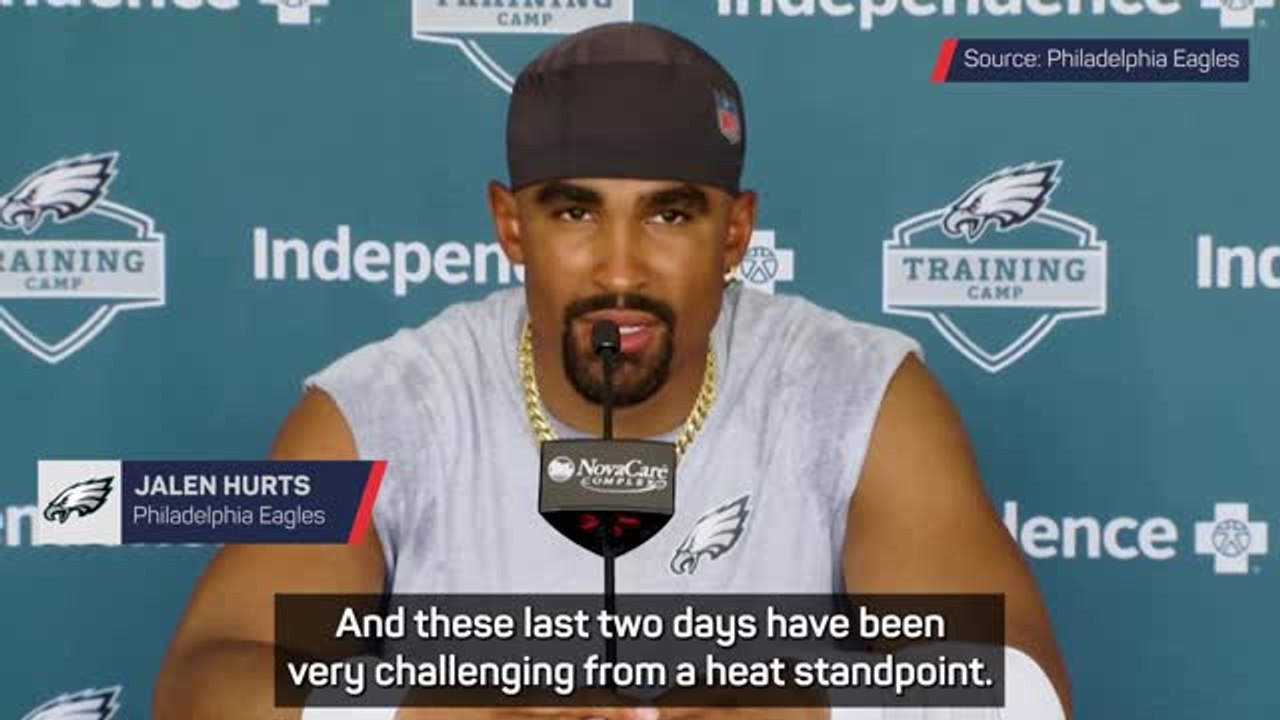 'Fatigue makes cowards of us all' - Hurts fighting through extreme heat during training camp