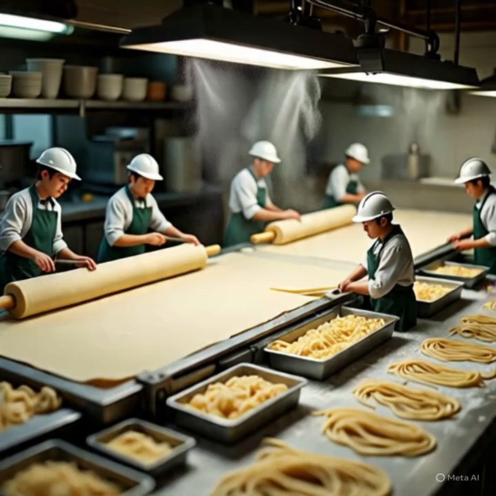 Working in noodles sheet